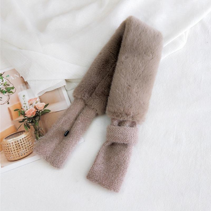 Scarves Designer Solid Black White Pink Scarf Faux Fur Muffler Winter Warm Neck Collar Women Thick Warmers
Scarves Designer Solid Black White Pink Scarf Faux Fur Muffler Winter Warm Neck Collar Women Thick Warmers