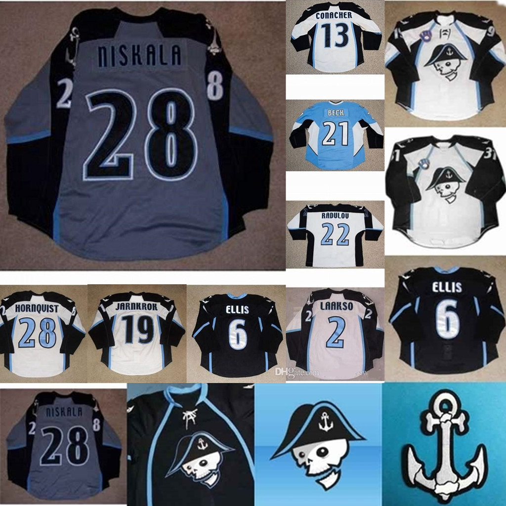 AHL Milwaukee Admirals Hockey Jerseys Mens Womens Kids 6 Ryan Ellis 28 Janne Niskala 100% Embroidery Custom Ice Goalit Cut, Black;red
AHL Milwaukee Admirals Hockey Jerseys Mens Womens Kids 6 Ryan Ellis 28 Janne Niskala 100% Embroidery Custom Ice Goalit Cut, Black;red