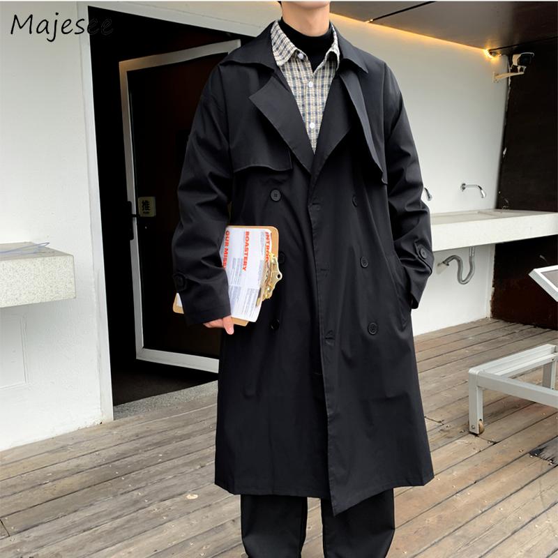 Men's Trench Coats Men Double Breasted Simplicity Plus Size -3XL Bristish Style Leisure Students College Retro Over Knees Notched Black Ins, Tan;black
Men's Trench Coats Men Double Breasted Simplicity Plus Size -3XL Bristish Style Leisure Students College Retro Over Knees Notched Black Ins, Tan;black