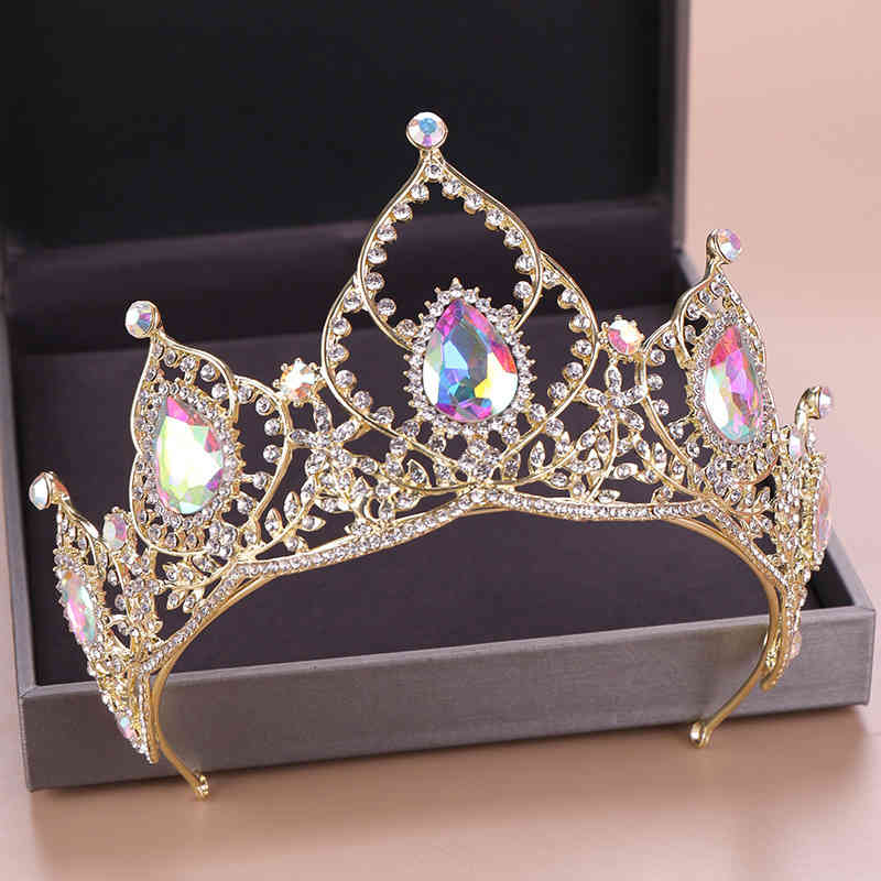 Wedding Hair Jewelry Accessories Bride's Crown Headdress Princess Headband Rhinestone Alloy Queen's
