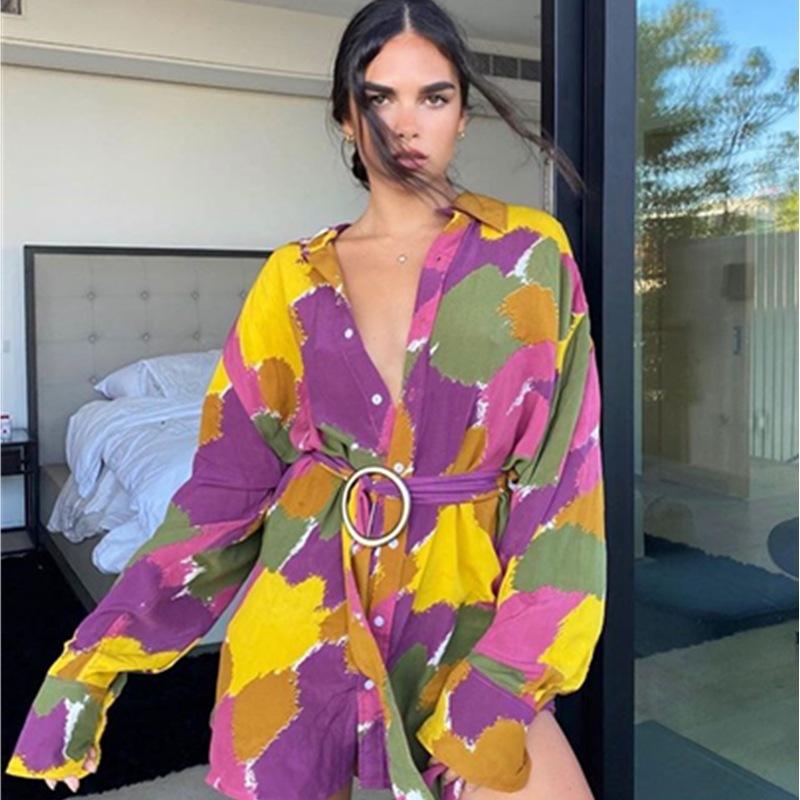 Casual Dresses 2021 Chiffon Floral Print Long Sleeve Dress Women A Line Belt Beach Summer And Autumn Sexy V Neck Mini Holiday, Purple
Casual Dresses 2021 Chiffon Floral Print Long Sleeve Dress Women A Line Belt Beach Summer And Autumn Sexy V Neck Mini Holiday, Purple