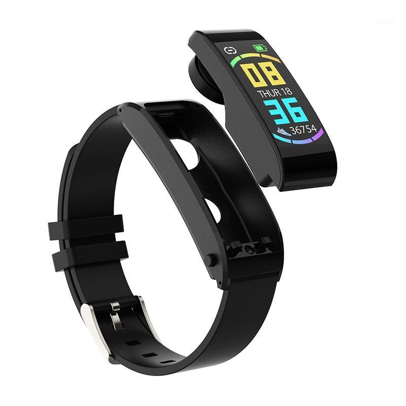 Bracelets intelligents casque écouteurs talk bracelet bracelet de fréquence cardiaque moniteur sport moniteur de sport passomètre Fitness Tracker