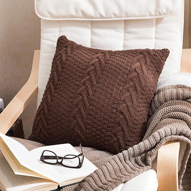 Cushion/Decorative Pillow Decorative Cotton Knitted Case Cushion Cover Warm Throw Covers For Bed Couch
Cushion/Decorative Pillow Decorative Cotton Knitted Case Cushion Cover Warm Throw Covers For Bed Couch