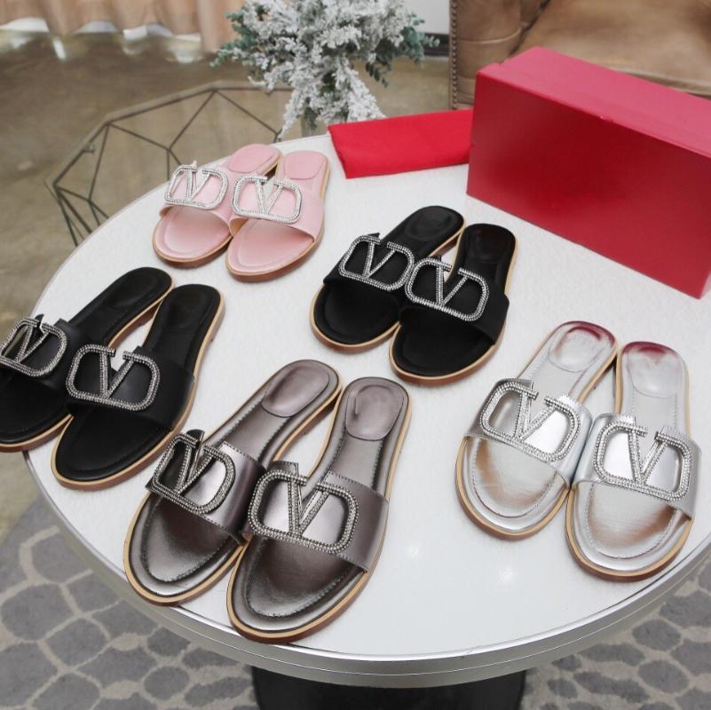 2021est Summer Shoes Woman Leather Sole Slippers Silk Metal Decora Outdoor Zapatos De Mujer, Black
2021est Summer Shoes Woman Leather Sole Slippers Silk Metal Decora Outdoor Zapatos De Mujer, Black