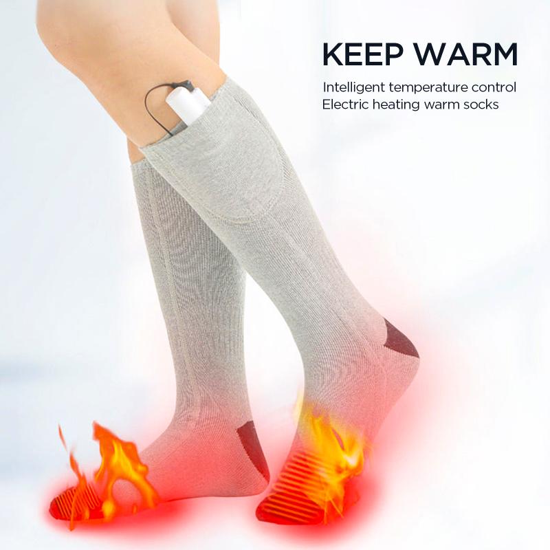 Men's Socks Adjustable Temperature Heating Electric Long Tube Warm Sock Charging Foot Warming Artifact, Black
Men's Socks Adjustable Temperature Heating Electric Long Tube Warm Sock Charging Foot Warming Artifact, Black