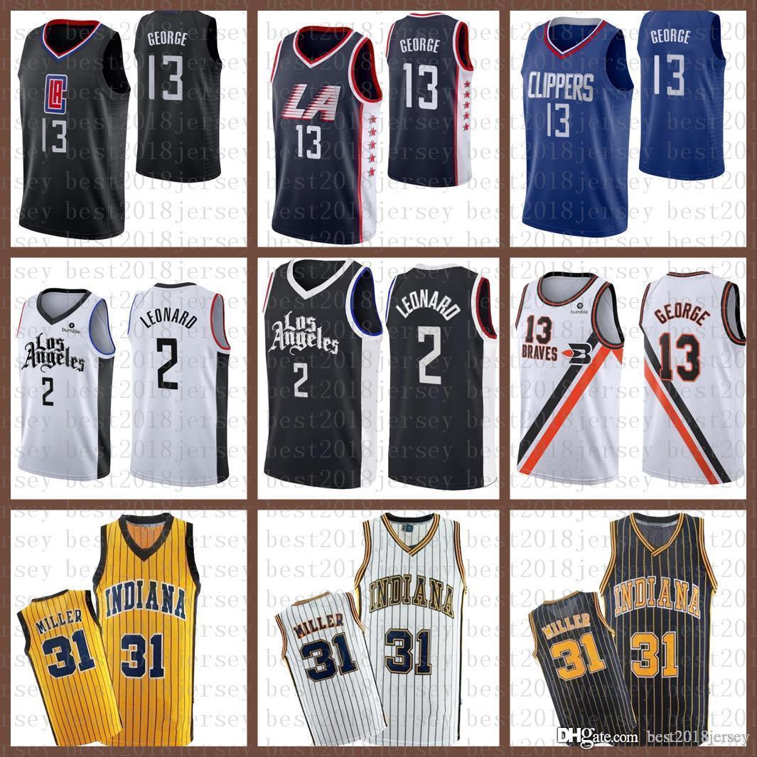 2021 New Basketball Jersey Los Angeles Clippers Indiana Pacers Mens Kawhi Paul 13 George 2 Leonard Reggie 31 Miller Black, Black;red
2021 New Basketball Jersey Los Angeles Clippers Indiana Pacers Mens Kawhi Paul 13 George 2 Leonard Reggie 31 Miller Black, Black;red