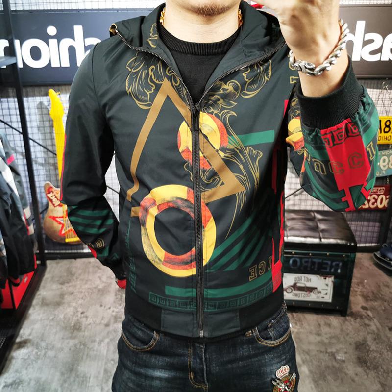 Men's Jackets Vintage Jacket Autumn Luxury Gold Print Black Men Baseball Slim Coats Fashion Streetwear Club Outfit Clothing, As shown in figure
Men's Jackets Vintage Jacket Autumn Luxury Gold Print Black Men Baseball Slim Coats Fashion Streetwear Club Outfit Clothing, As shown in figure