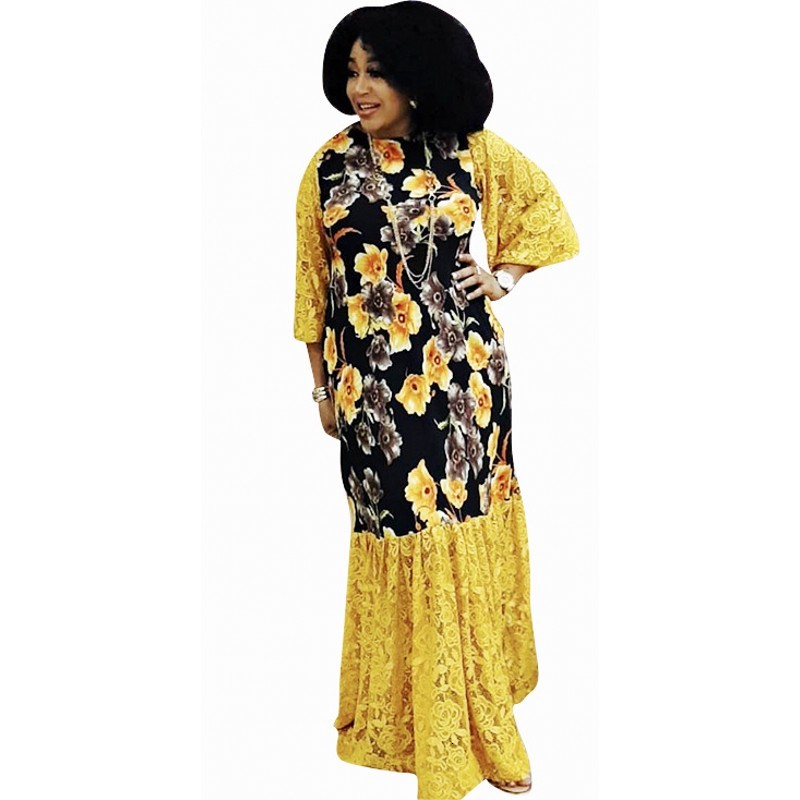 Casual Dress African For Women Dashiki Long Maxi Summer Plus Size Ladi Traditional Clothing Fairy 0N2H, Yellow
Casual Dress African For Women Dashiki Long Maxi Summer Plus Size Ladi Traditional Clothing Fairy 0N2H, Yellow