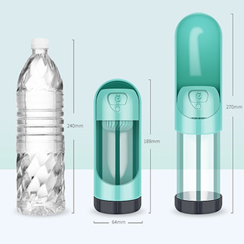 Portable Dog Water Bottle Outdoor Walking Pet Feeder Bowl Travel Puppy Cat Drinking Filter Healthy Water Pet Water Dispenser