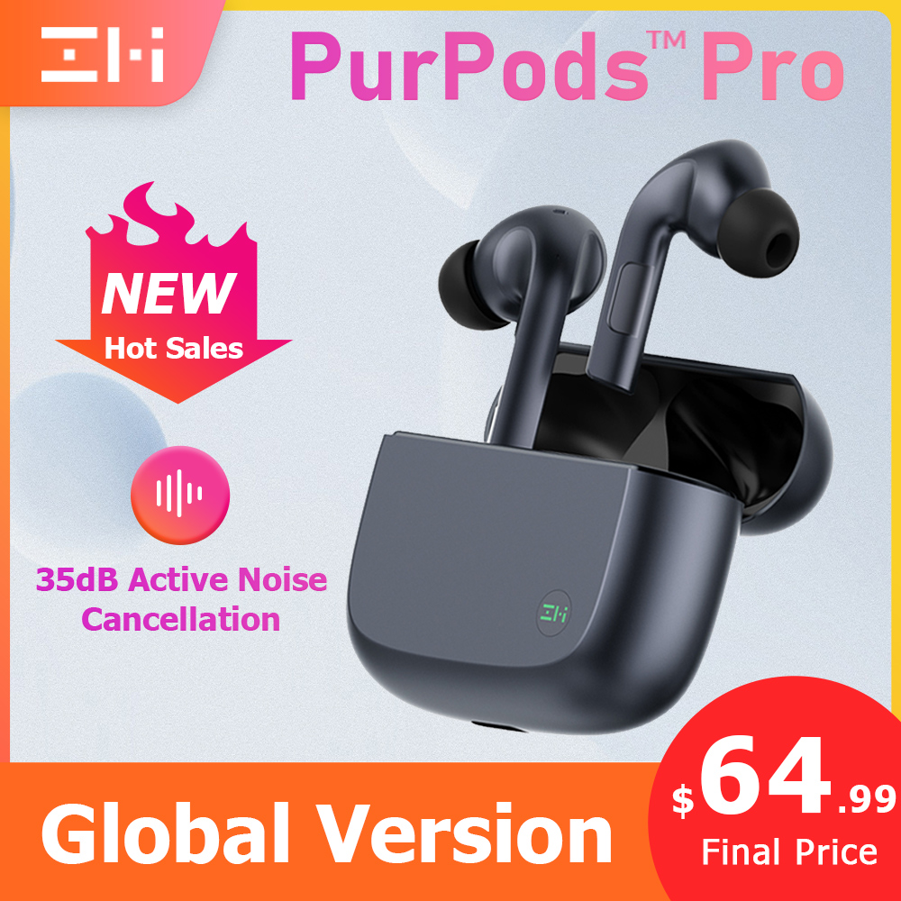 ZMI PurPods Pro New Global Version ANC Wireless Headphones Bluetooth 5.2 Wireless Earphones Waterproof Earbuds In Ear Earphone
ZMI PurPods Pro New Global Version ANC Wireless Headphones Bluetooth 5.2 Wireless Earphones Waterproof Earbuds In Ear Earphone