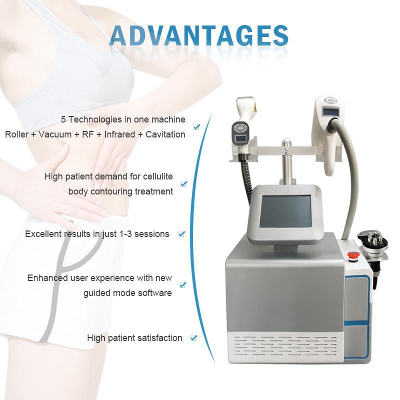 40K Cavitation RF Slimming Machine Vacuum Skin Tightening Radio Frequency Fat Burning Beauty Machines Roller Massage