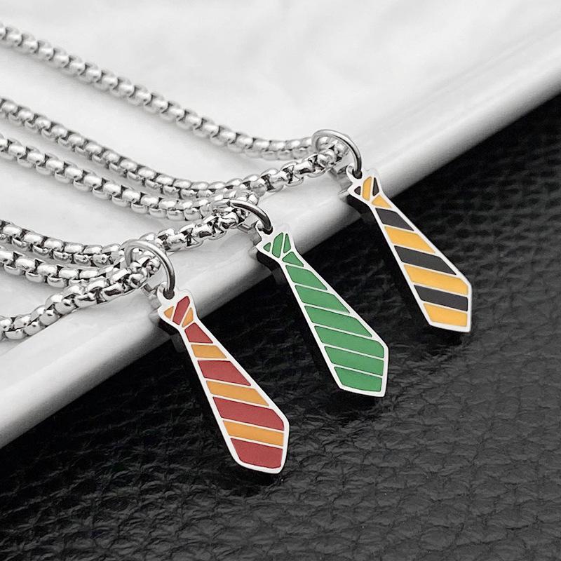 Pendant Necklaces Fashion Necklace Female Tie Male Color Titanium Steel Hip-hop Jewelry Couple
Pendant Necklaces Fashion Necklace Female Tie Male Color Titanium Steel Hip-hop Jewelry Couple