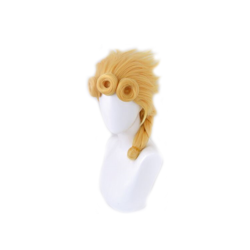 JoJo's Bizarre Adventure Giorno Giovanna Golden Wig Cosplay Styled Synthetic Hair JOJO Halloween Role Play, C3306
JoJo's Bizarre Adventure Giorno Giovanna Golden Wig Cosplay Styled Synthetic Hair JOJO Halloween Role Play, C3306