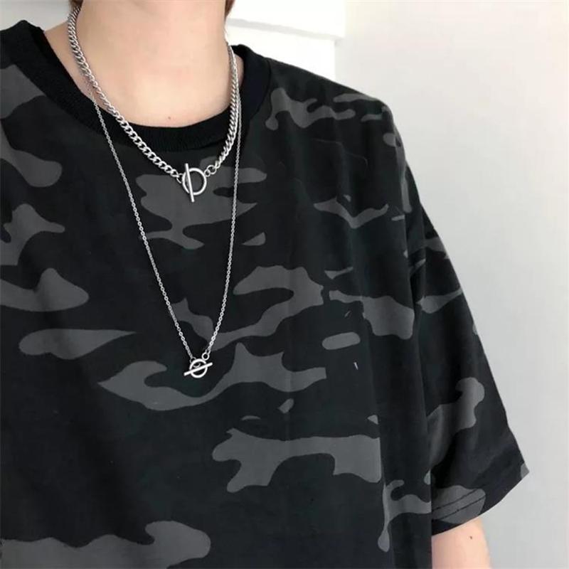 Chains Titanium Steel Ins Personality Hip-hop Necklace For Men And Women Stainless OT Buckle Sweater Chain
Chains Titanium Steel Ins Personality Hip-hop Necklace For Men And Women Stainless OT Buckle Sweater Chain