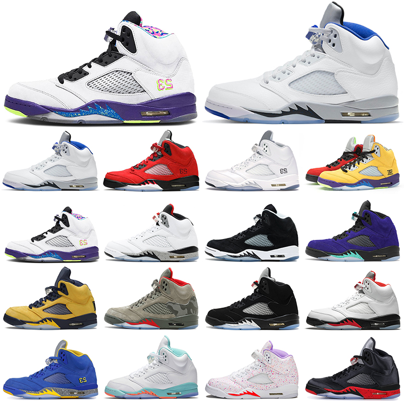 Raging Bull Jumpman 5 5s Basketball Shoes Stealth what the Grape Oreo Black Metallic women mens trainers Outdoor Sport Sneakers
Raging Bull Jumpman 5 5s Basketball Shoes Stealth what the Grape Oreo Black Metallic women mens trainers Outdoor Sport Sneakers