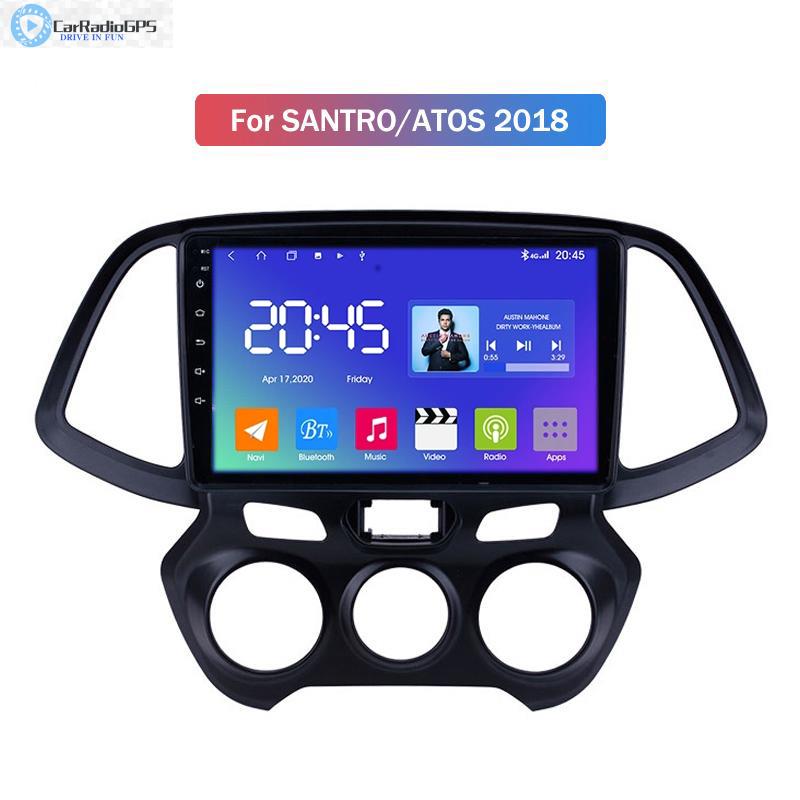 Car DVD Player For Hyundai SANTRO/ATOS-2018 Navigation Android 10 GPS 4G 64G With Wifi Phone Link