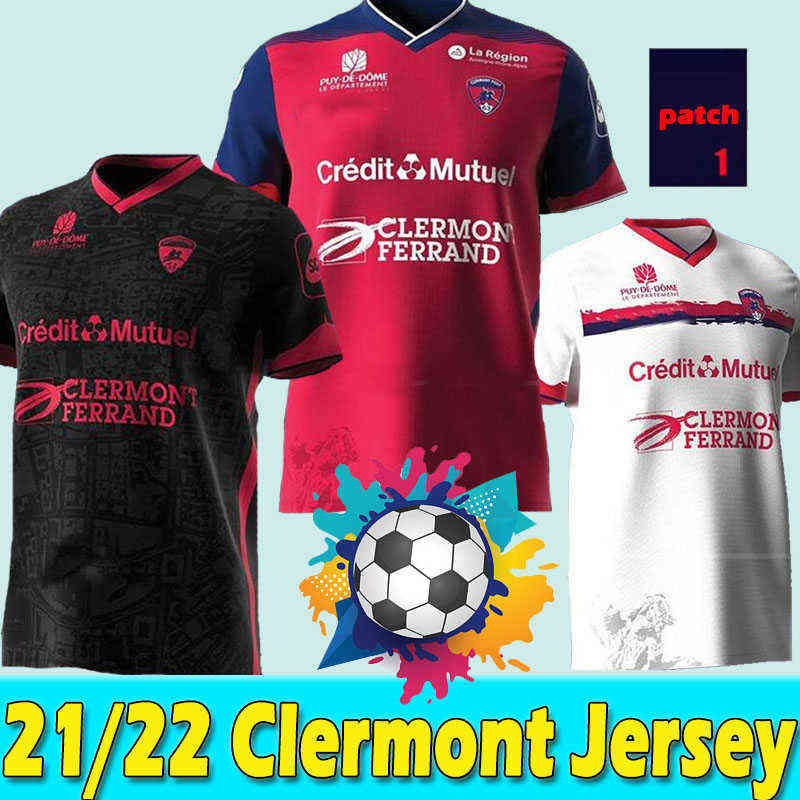 21/22 MAILLOTS Clermont Foot 63 soccer jerseys 2021 2022 bayo Dossou Allevinah Berthomier Magnin Iglesias TELL home away third jersey, White;black
21/22 MAILLOTS Clermont Foot 63 soccer jerseys 2021 2022 bayo Dossou Allevinah Berthomier Magnin Iglesias TELL home away third jersey, White;black