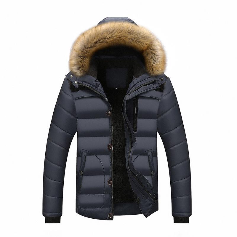 Men's Down & Parkas 2021 Men Winter Thicken Warmer Jacket With Fur Collar Hooded Zipper Coat Male Slim Solid Hoodies Plus 5XL, Black
Men's Down & Parkas 2021 Men Winter Thicken Warmer Jacket With Fur Collar Hooded Zipper Coat Male Slim Solid Hoodies Plus 5XL, Black