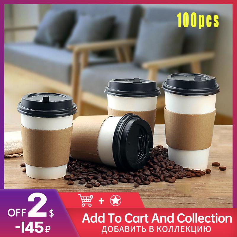 Disposable Cups & Straws 100PCS Paper For Coffee Environmental Protection Transparent Plastic With Lids Portable Milk Tea Cup
Disposable Cups & Straws 100PCS Paper For Coffee Environmental Protection Transparent Plastic With Lids Portable Milk Tea Cup