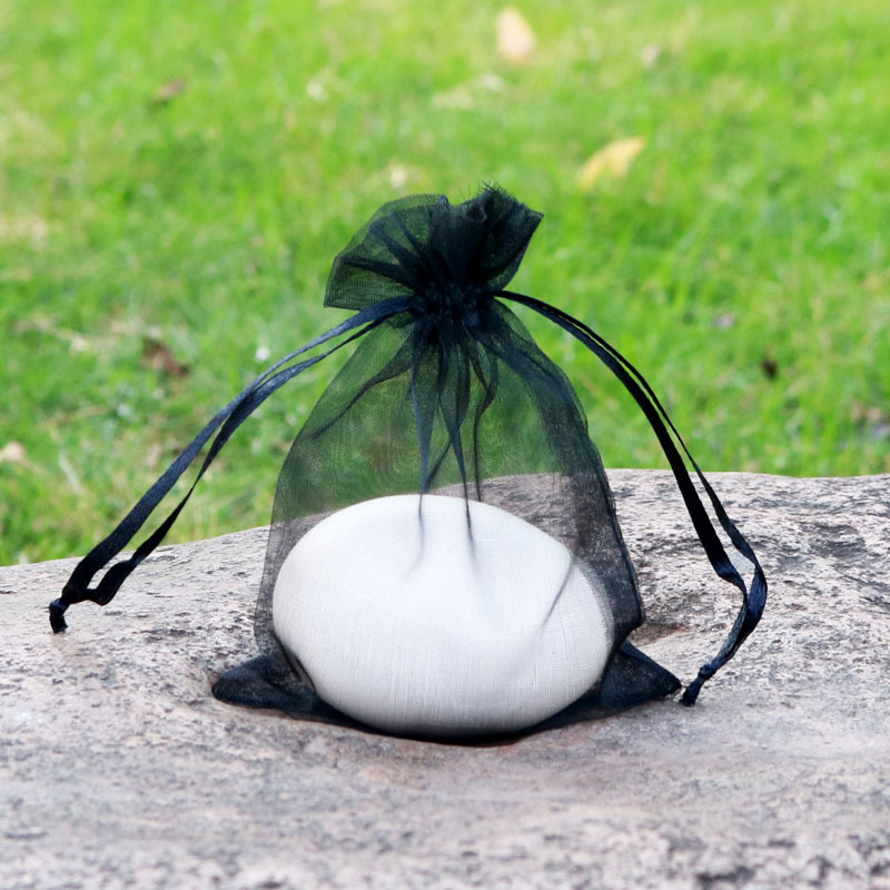 Drawstring Jewelry Mesh Bags Pouches Organza Packaging Bag Christmas Wedding Party Decoration Candy Drawable Storage Gift Display Packing Pouch 5*7cm-