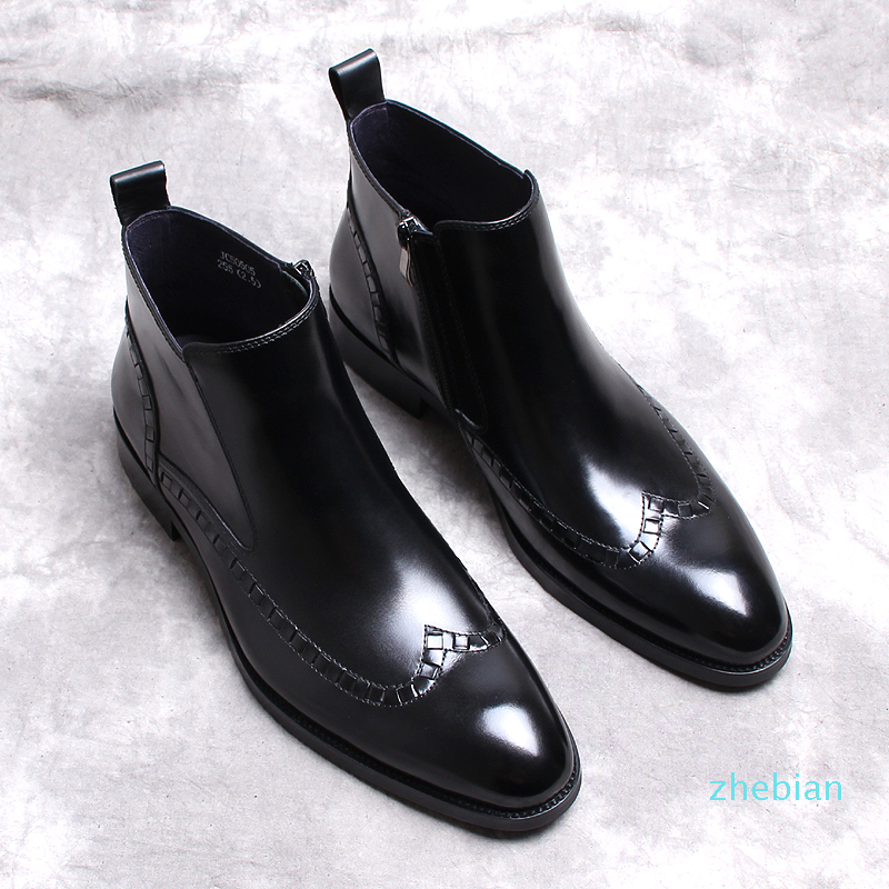 designer Mens Burgundy Black Genuine Leather Boots Retro Wingtip Brogues Ankle Boots Rubber Dress Shoes Male Cowboy Boots
designer Mens Burgundy Black Genuine Leather Boots Retro Wingtip Brogues Ankle Boots Rubber Dress Shoes Male Cowboy Boots