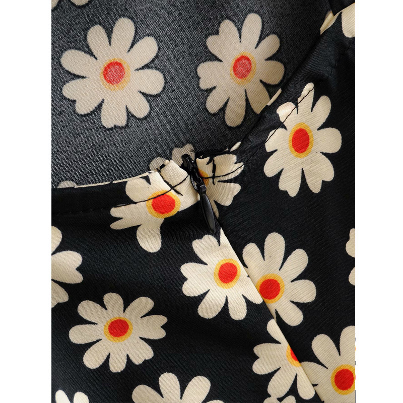 French Daisy Waist Harajuku Sweet Was Thin Women's Jumpsuit Sleeveless Strapless Summer Sweet Chic Female Jumpsuit 210507