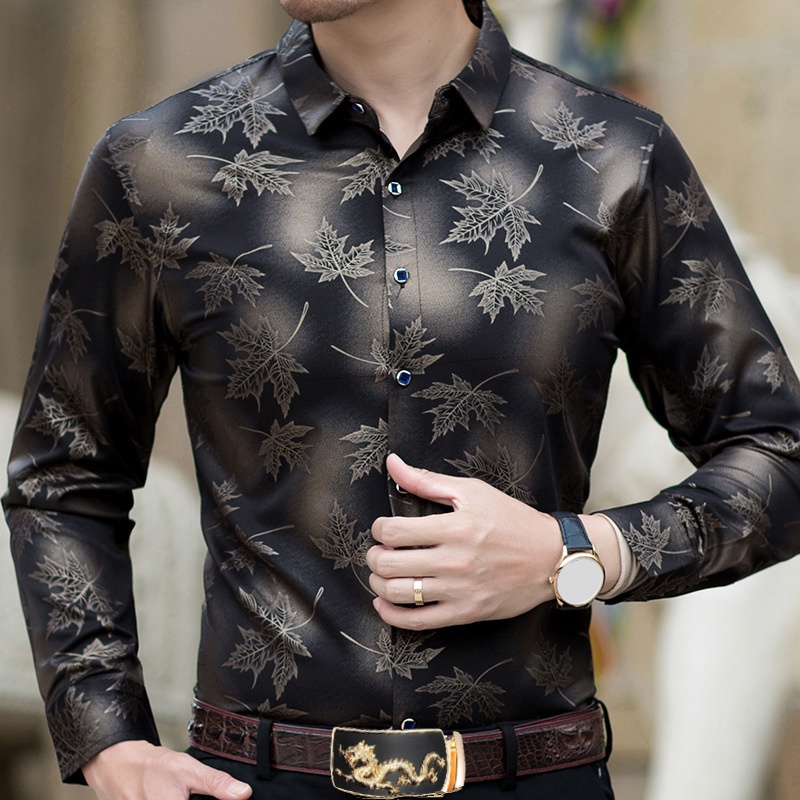 Wealthy men's long-sleeved shirts, high quality, comfortable and fit, fashion retro style travel office entertainment, Black
Wealthy men's long-sleeved shirts, high quality, comfortable and fit, fashion retro style travel office entertainment, Black