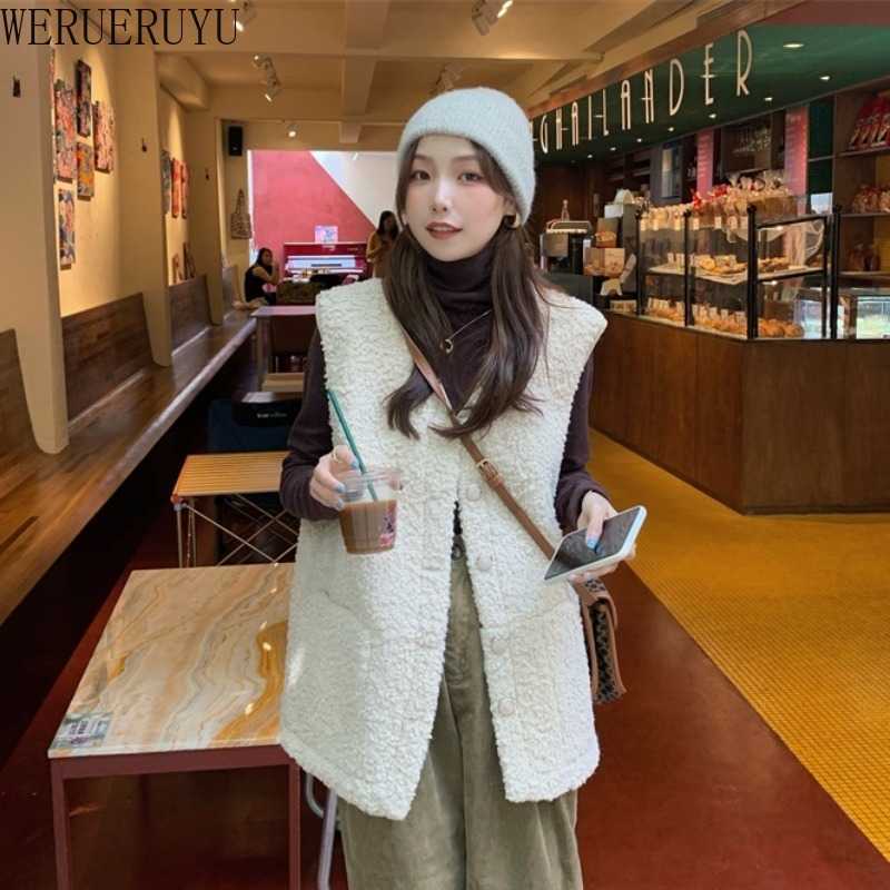 WERUERUYU Autumn Winter suit women Korean style temperament fashion imitation lamb hair vest 210608, Photo color
WERUERUYU Autumn Winter suit women Korean style temperament fashion imitation lamb hair vest 210608, Photo color