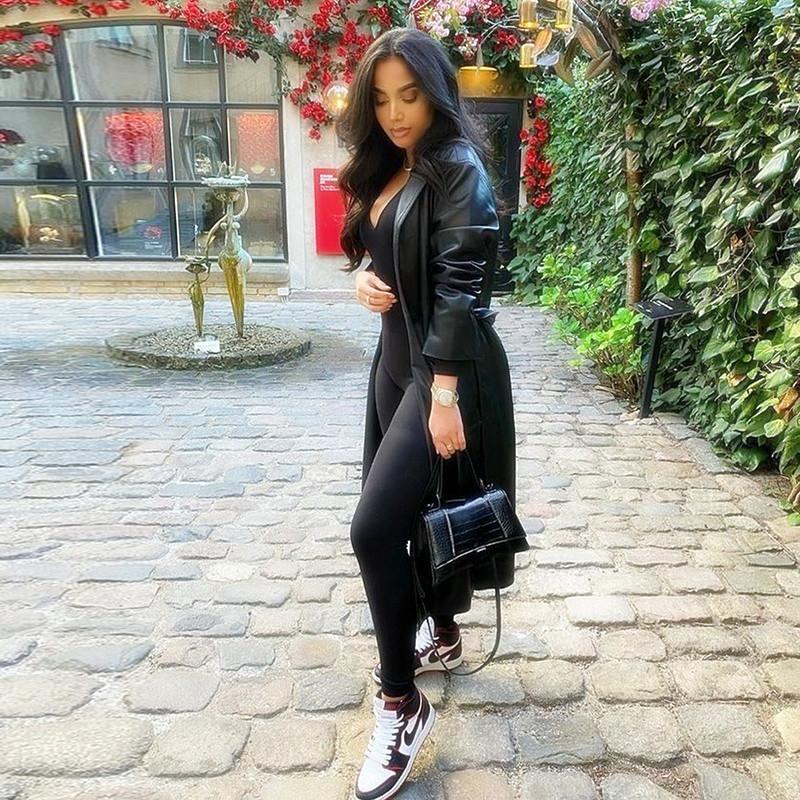 Women's Leather & Faux Spring Autumn Clothes Long Women Biker Jackets Black Office Lady PU Coats Woman Elegant Zipper Femal Fur Coat, Blue
Women's Leather & Faux Spring Autumn Clothes Long Women Biker Jackets Black Office Lady PU Coats Woman Elegant Zipper Femal Fur Coat, Blue