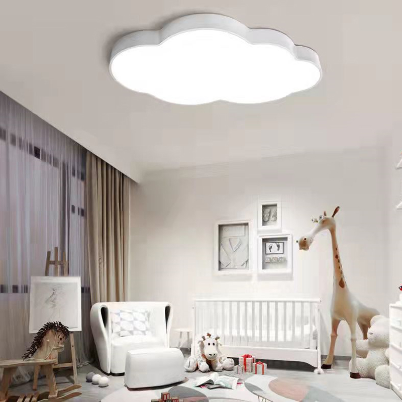 Modern Children's bedroom LED dimming Cloud-shaped ceiling light simple living room creative kindergarten