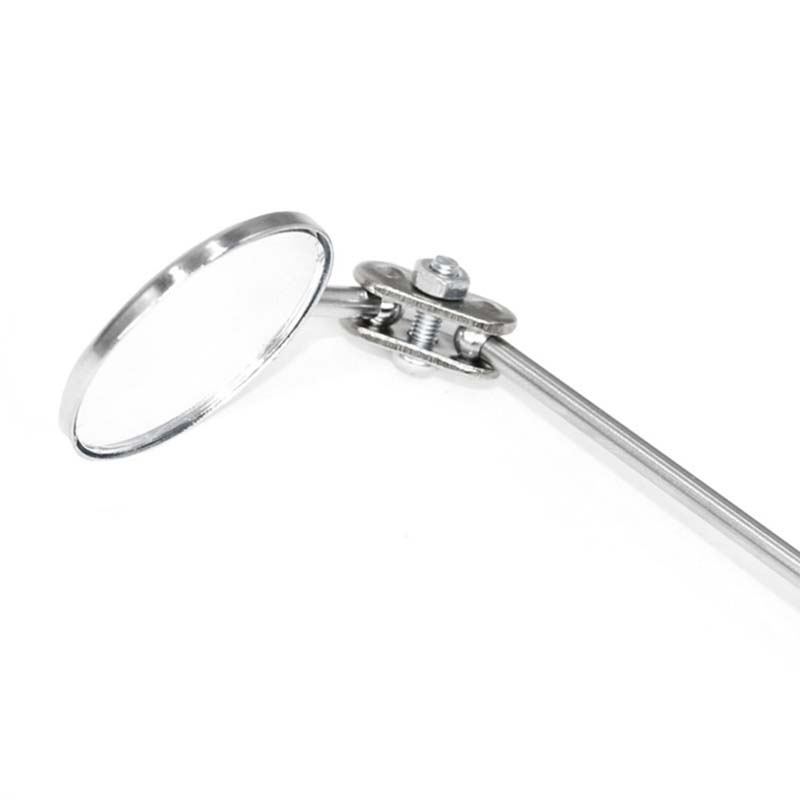 Telescoping Inspection Stainless Steel Extendable Mechanic Mirror with Long Handle Tool for Technicians Mechanics Contractors