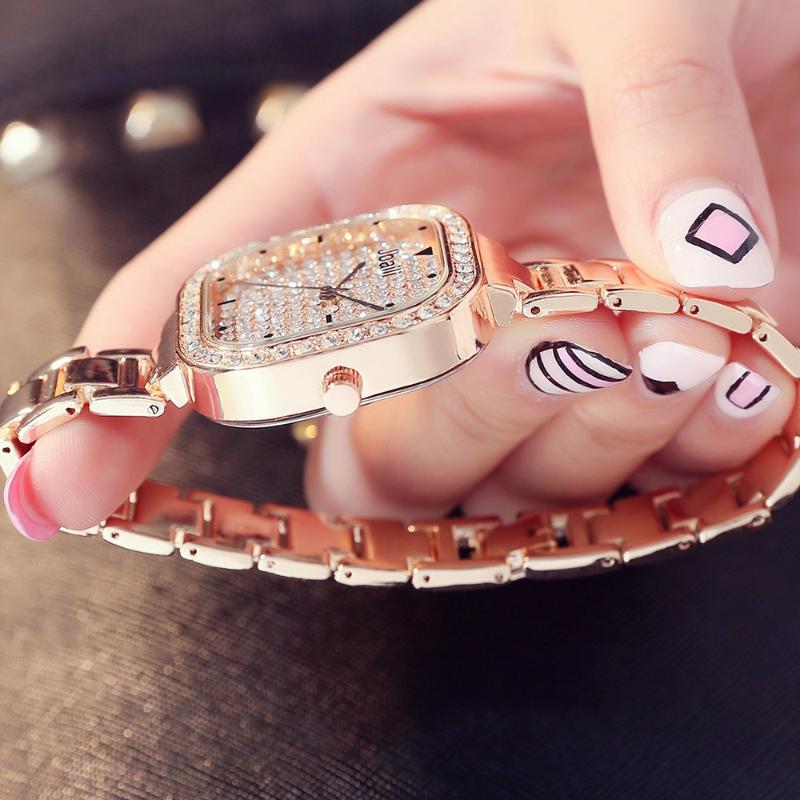 Wristwatches Fashion Stainless Steel Women Watches Luxury Golden Crystal Ladies Watch Woman Wristwatch Female Casual Clock Montre Femme #3TW, Gold 
Wristwatches Fashion Stainless Steel Women Watches Luxury Golden Crystal Ladies Watch Woman Wristwatch Female Casual Clock Montre Femme #3TW, Gold