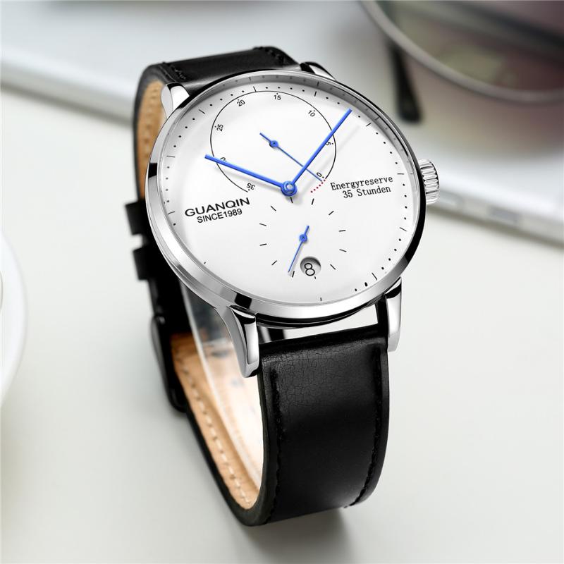 Wristwatches GUANQIN 2021 Men's Watch Top Brand Mechanical Automatic Winding Luxury Accessories Casual Leather Strap 50M Waterproof, Full black
Wristwatches GUANQIN 2021 Men's Watch Top Brand Mechanical Automatic Winding Luxury Accessories Casual Leather Strap 50M Waterproof, Full black