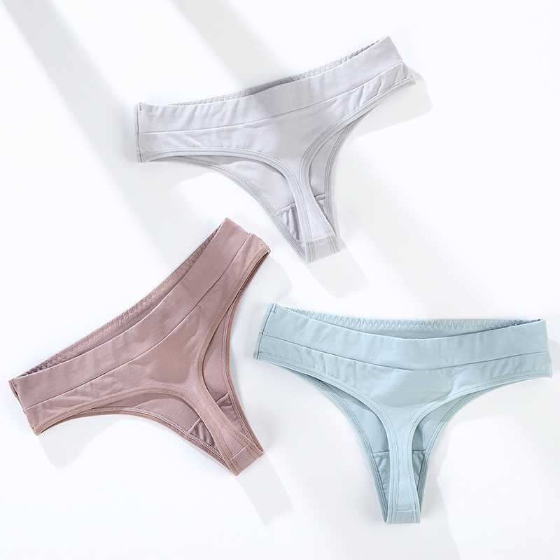 3pcs Cotton Thongs Woman Panty Underwear Lingerie Mid Waist High Quality Female Panties T-back Cotton Panties For Women 210720, Grey-nude-pink
3pcs Cotton Thongs Woman Panty Underwear Lingerie Mid Waist High Quality Female Panties T-back Cotton Panties For Women 210720, Grey-nude-pink