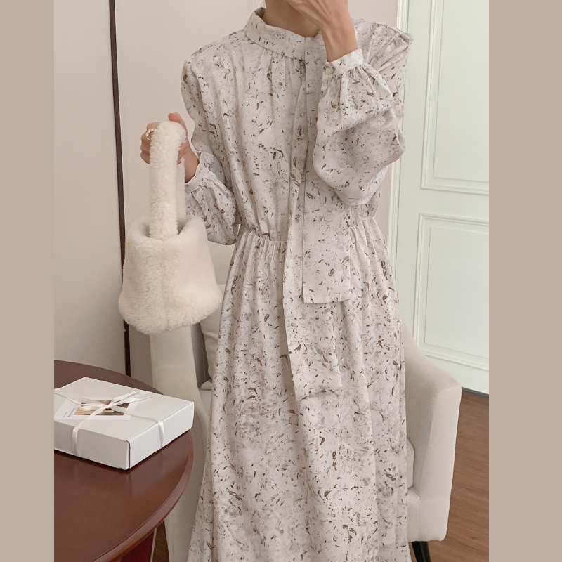 Solowomen Casual Dresses Spring Autumn Vintage Tie Lace-Up Female Chiffon Dress Elegant Floral Print Long Sleeve Maxi Vestidos Women Casual Robe, Blue
Solowomen Casual Dresses Spring Autumn Vintage Tie Lace-Up Female Chiffon Dress Elegant Floral Print Long Sleeve Maxi Vestidos Women Casual Robe, Blue