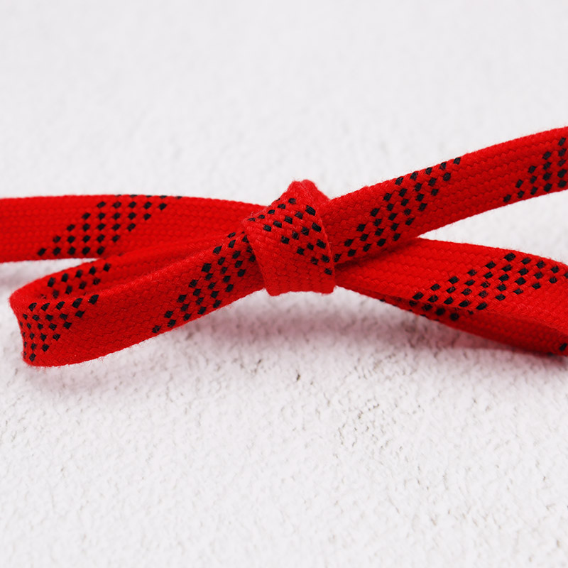 Skate Laces 120cm Dual Layer Braid Extra Reinforced Tips Waxed Tip Design Suit For Ice Hockey Skate Hockey Shoe Lace