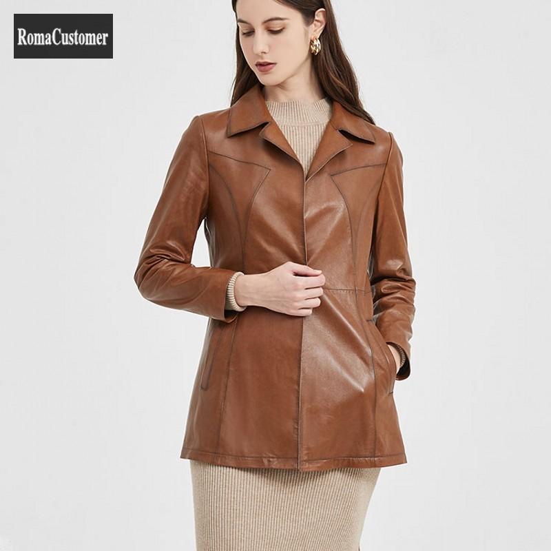 Women's Leather & Faux Vintage Turn-Down Collar Single Button Sheepskin Genuine Jackets Womens Autumn Coat Casual Punk Female Outerwear, Black
Women's Leather & Faux Vintage Turn-Down Collar Single Button Sheepskin Genuine Jackets Womens Autumn Coat Casual Punk Female Outerwear, Black