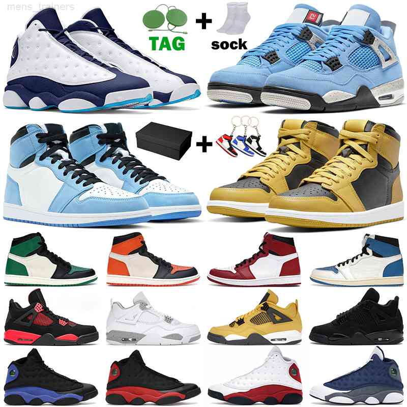 Basketball Shoes mens women 4s White Oreo University Blue Black Cat 1s Military Pollen Hyper Royal 13s Red Flint Obsidian men sports, Item#22
Basketball Shoes mens women 4s White Oreo University Blue Black Cat 1s Military Pollen Hyper Royal 13s Red Flint Obsidian men sports, Item#22