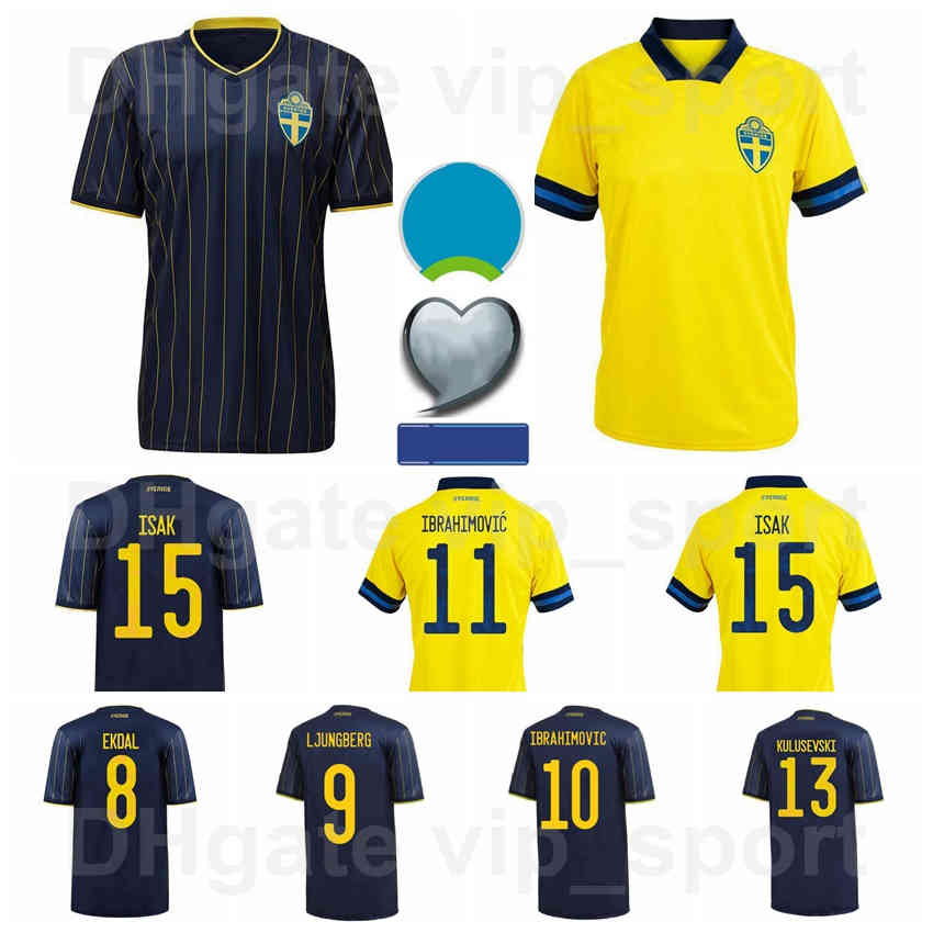 2021 2022 Sweden Jersey Soccer 9 BERG 10 IBRAHIMOVIC 7 LARSSON 24 DANIELSON 11 ISAK 22 QUAISON National Team Football Shirt Kits Uniform, Yellow
2021 2022 Sweden Jersey Soccer 9 BERG 10 IBRAHIMOVIC 7 LARSSON 24 DANIELSON 11 ISAK 22 QUAISON National Team Football Shirt Kits Uniform, Yellow