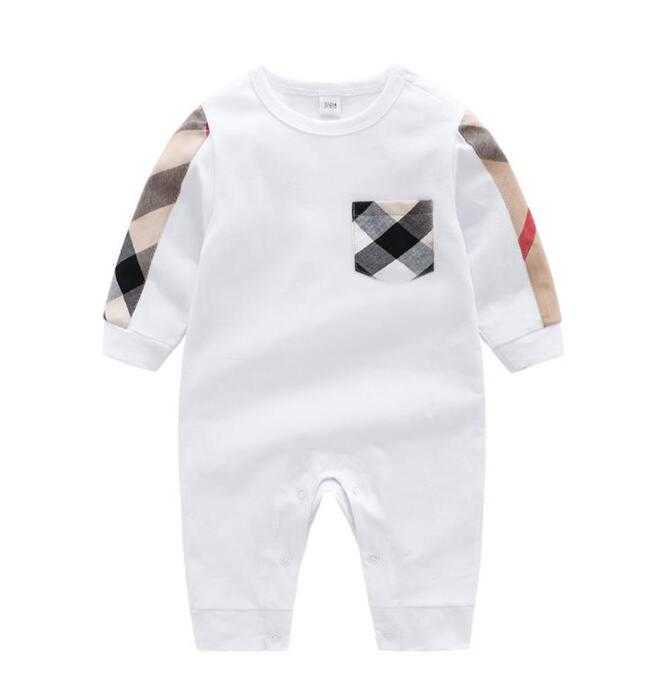 Summer toddler baby infant boy designers clothes Newborn Jumpsuit Long Sleeve Cotton Pajamas 0-24 Months Rompers designers clothes kids girl