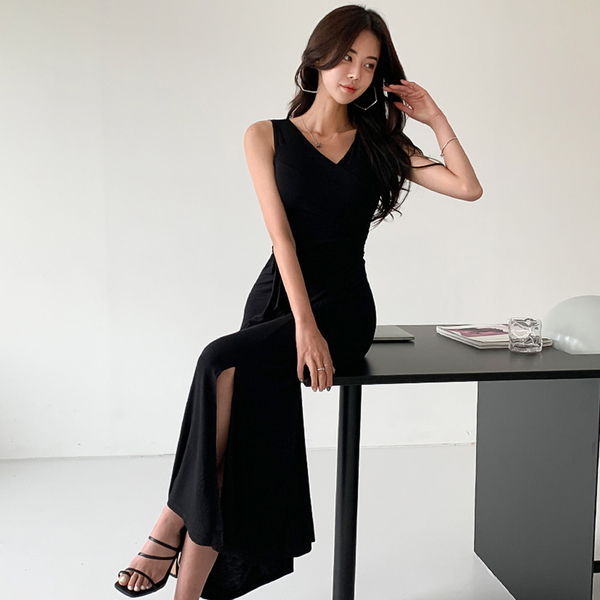 Summer Sexy V-Neck Lace-Up Elegant Long Dress Vintage knit Fashion Slim Waist Casual Party Vestidos 210519