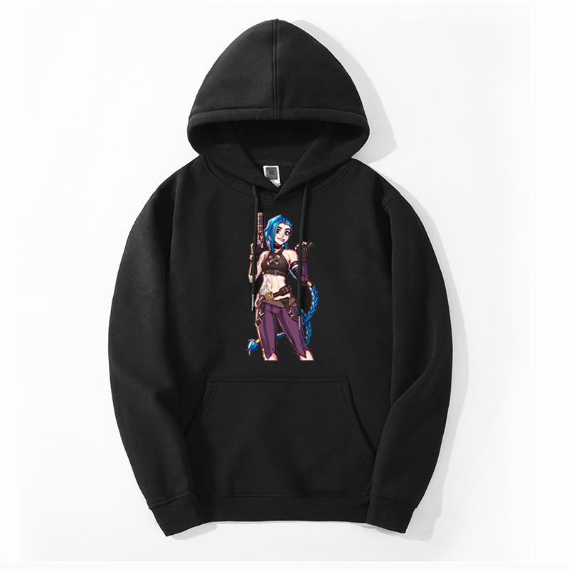 Men's Hoodies & Sweatshirts Arcane Anime Cartoon Jinx Winter Male Casual Cool Oversized Breathable Powder Hoody Sweatshirt, Black
Men's Hoodies & Sweatshirts Arcane Anime Cartoon Jinx Winter Male Casual Cool Oversized Breathable Powder Hoody Sweatshirt, Black