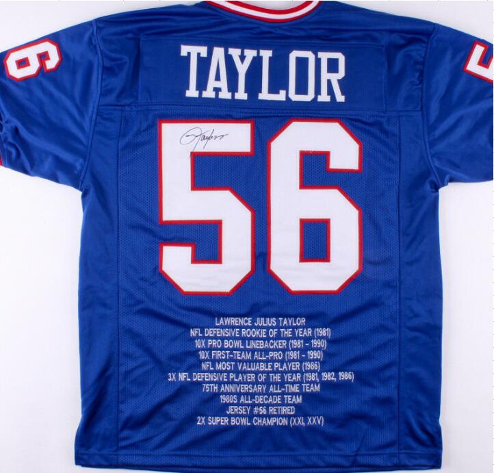 Lawrence Taylor Signed Autograph signatured Autographed auto Career Highlight Stat jersey shirts, Gray
Lawrence Taylor Signed Autograph signatured Autographed auto Career Highlight Stat jersey shirts, Gray