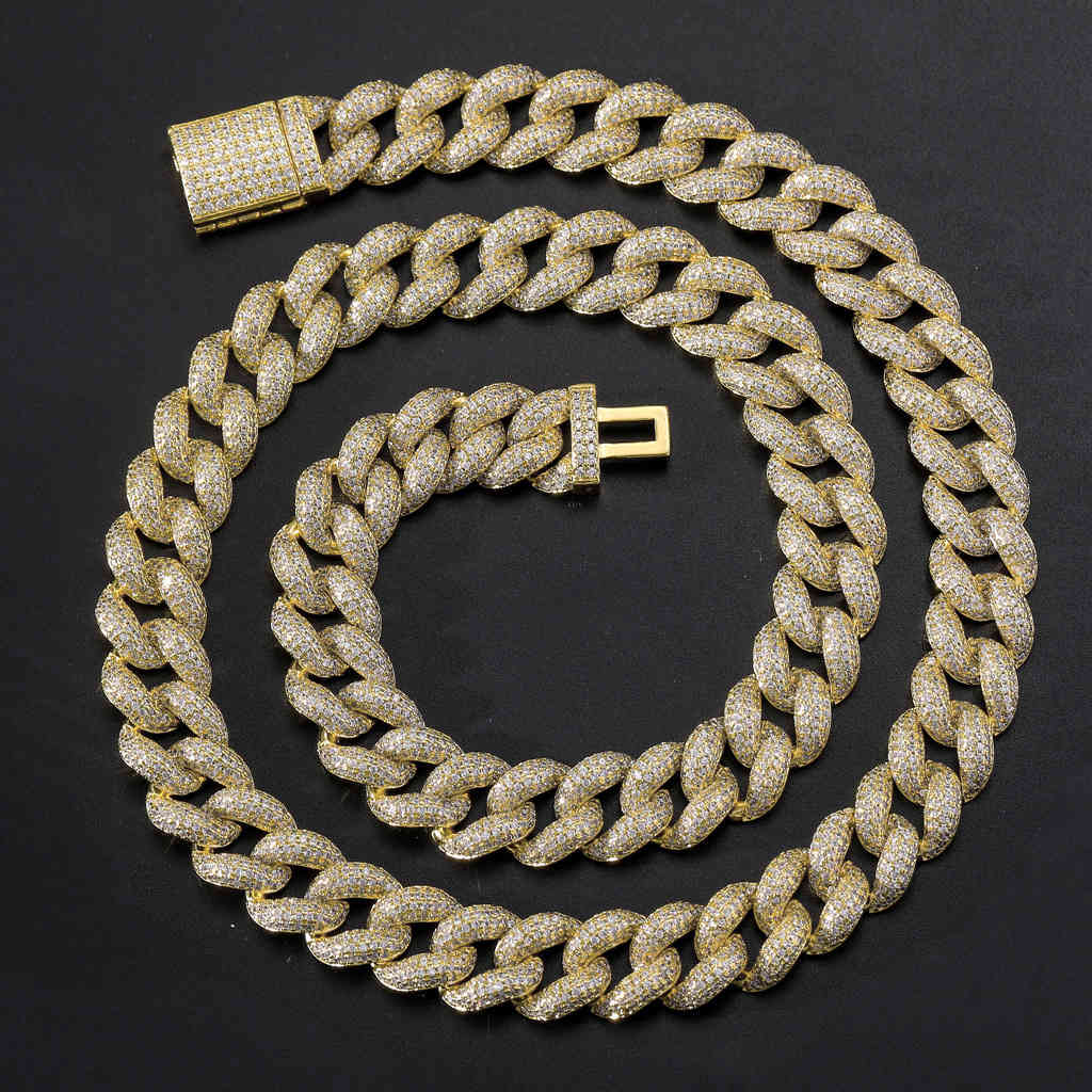 Hip Hop CZ Stone Paved Bling Iced Out 12mm Round Cuban Link Chain Necklaces for Men Rapper Jewelry Drop Shipping X0509
Hip Hop CZ Stone Paved Bling Iced Out 12mm Round Cuban Link Chain Necklaces for Men Rapper Jewelry Drop Shipping X0509