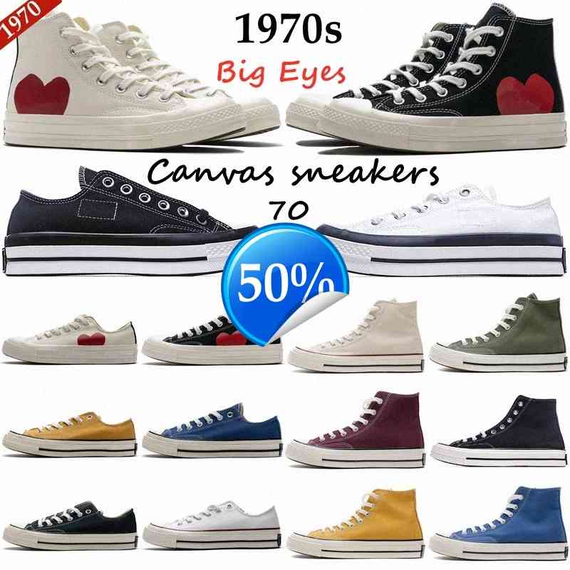 2022 Women 1970s Athletic Shoe Classic 70 Campus Joker Canvas Chuck Shoes Jointly Name Play Big Eyes Casual Training Men Platform Love, Black
2022 Women 1970s Athletic Shoe Classic 70 Campus Joker Canvas Chuck Shoes Jointly Name Play Big Eyes Casual Training Men Platform Love, Black