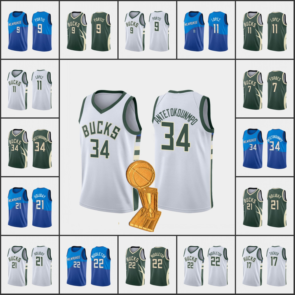 2021 Finals Champions Buck Men Giannis Antetokounmpo Khris Middleton Jrue Holiday Brook Lopez Bobby Portis Jersey, Black
2021 Finals Champions Buck Men Giannis Antetokounmpo Khris Middleton Jrue Holiday Brook Lopez Bobby Portis Jersey, Black