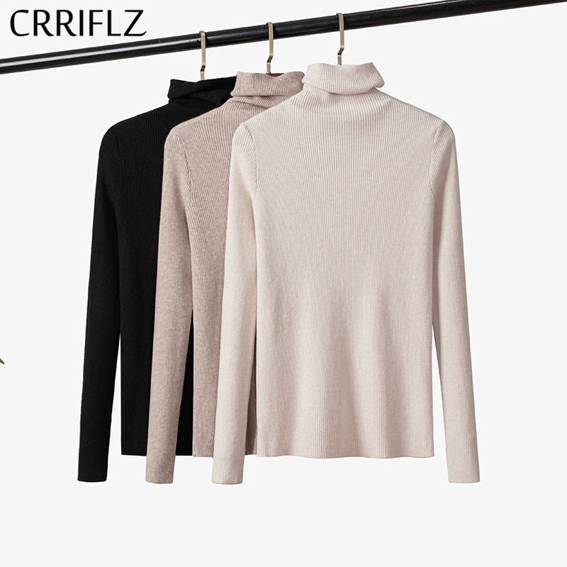 Turtleneck Knitted Pullovers Sweater Women Solid Office Lady Long Sleeve Top CRRIFLZ 210520, Apricot
Turtleneck Knitted Pullovers Sweater Women Solid Office Lady Long Sleeve Top CRRIFLZ 210520, Apricot
