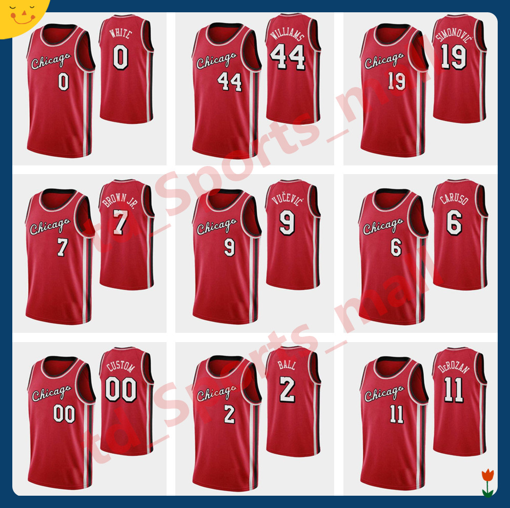 2021-22 Basketball Jerseys Printed Chicagos Men Zach LaVine Marko Simonovic Coby White Devon Dotson DeMar DeRozan 75th Anniversary Bull jerseys, As shown in illustration
2021-22 Basketball Jerseys Printed Chicagos Men Zach LaVine Marko Simonovic Coby White Devon Dotson DeMar DeRozan 75th Anniversary Bull jerseys, As shown in illustration