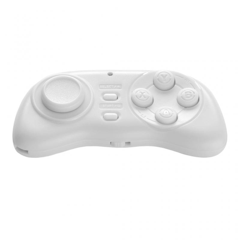 Mini Game Controller Wireless Bluetooth-compatible Smart Joystick GamePad for Smartphone Mobile Phone Android/IOS White