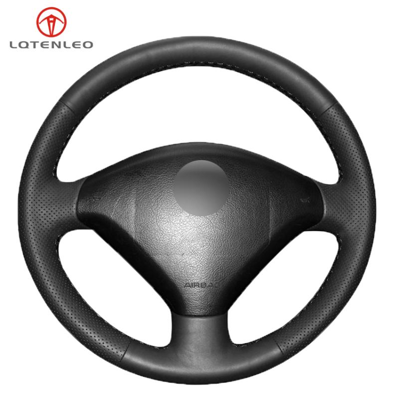 Steering Wheel Covers LQTENLEO Black PU Artificial Leather Handsewing Car Cover For 307 2001-2008 SW 2005-2008
Steering Wheel Covers LQTENLEO Black PU Artificial Leather Handsewing Car Cover For 307 2001-2008 SW 2005-2008